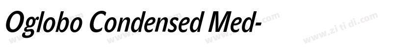 Oglobo Condensed Med字体转换
